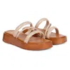 Saint G Ren Platform Wedge Slide Sandal In Brown