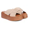 Saint G Women's Brown Vivi Blu - Yasmin - Wedges - Beige In Brown
