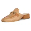 Saint G Women's Gold Izaara - Heeled Mule - Tan In Gold