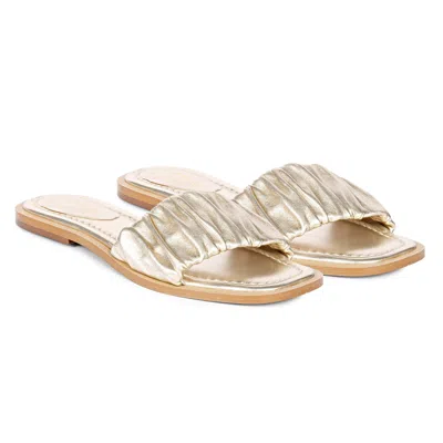 Saint G Women's Gold Venciza Platino Sandals