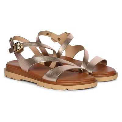 SAINT G WOMEN'S GOLD VIVI BLU - KAMLA - FLATS - CHAMPAGNE