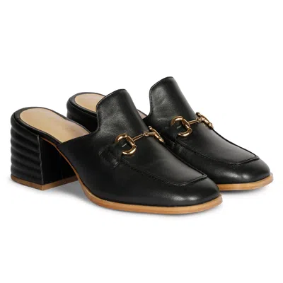 SAINT G WOMEN'S JULIA BLACK - HEEL LOAFERS