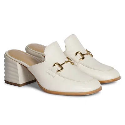 Saint G Women's Julia Off White - Heel Loafers