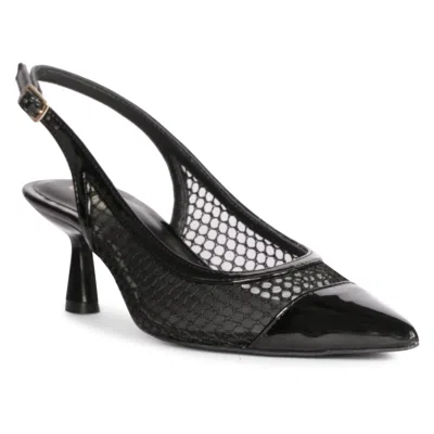SAINT G WOMEN'S KATY -  MESH HEELS - BLACK