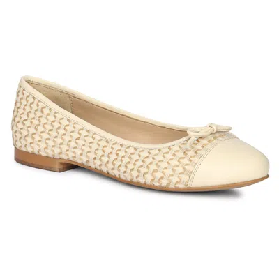 Saint G Women's Neutrals Zaini - Natural Ballerina In Black