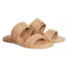 Saint G Zoya Slide Sandal In Brown
