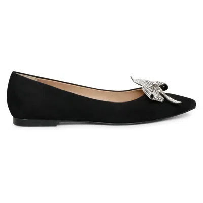 SAINT G WOMEN'S PERRY - FLAT BALLERINAS - BLACK