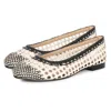 Saint G Women's Via - Ballerina - Ivory Black In Black
