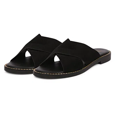 SAINT G WOMEN'S VIVI BLU - BLOSSOM - FLATS - BLACK