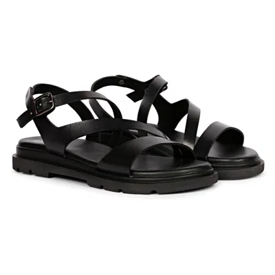 SAINT G WOMEN'S VIVI BLU - KAMLA - FLATS - BLACK