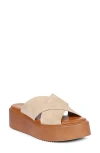 Saint G Yasmin Platform Sandal In Beige