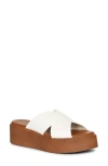 Saint G Yasmin Platform Sandal In White
