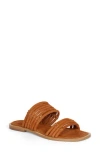 Saint G Zoya Slide Sandal In Brown