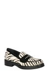 Saint G Zuri Zebra Loafer In Multi