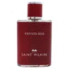 Saint Hilaire Men's Private Red Edp Spray 3.3 oz Fragrances 3760004322443 In Red   /   Red. / Apple / Green