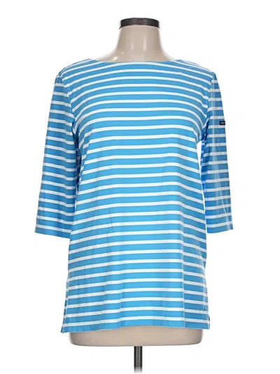 Pre-owned Saint James 3/4 Sleeve T-shirt In Blue