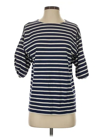 Pre-owned Saint James 3/4 Sleeve T-shirt In Blue