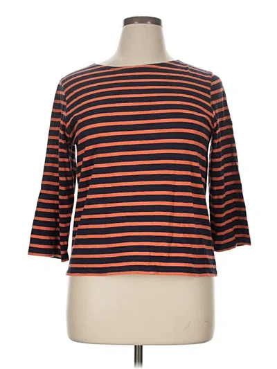 Pre-owned Saint James 3/4 Sleeve T-shirt In Orange