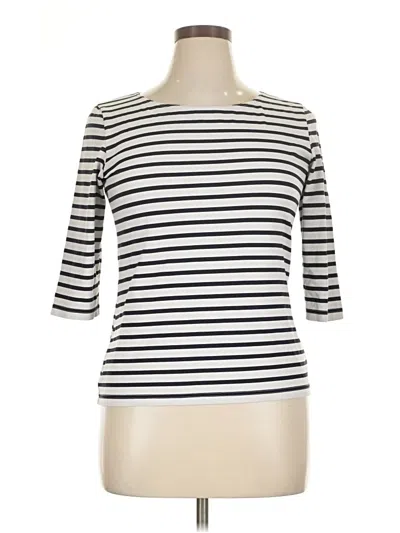 Pre-owned Saint James 3/4 Sleeve T-shirt In White
