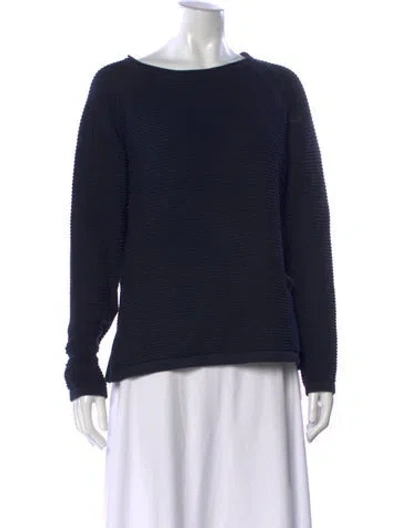 Pre-owned Saint James Bateau Neckline Sweater In Blue