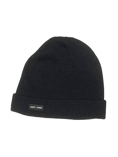 Pre-owned Saint James Beanie Hat In Black