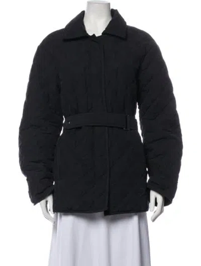 Pre-owned Saint James Coat In Black