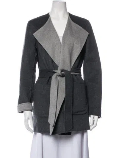 Pre-owned Saint James Coat In Grey