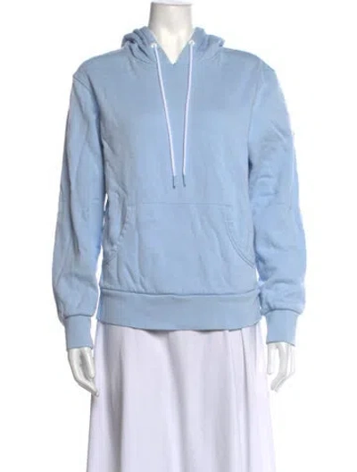 Pre-owned Saint James Crew Neck Long Sleeve Hoodie In Blue