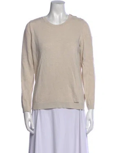Pre-owned Saint James Crew Neck Long Sleeve Sweatshirt In Neutral