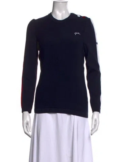 Pre-owned Saint James Crew Neck Sweater In Blue