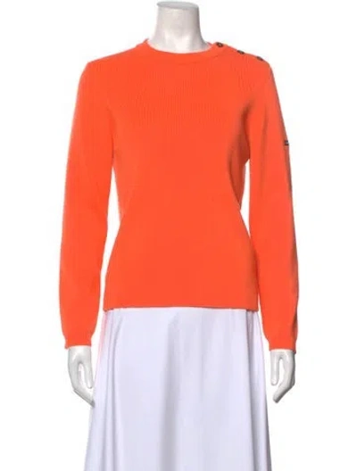 Pre-owned Saint James Crew Neck Sweater W/ Tags In Orange