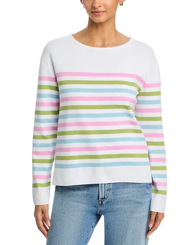 Saint James Ecrins Cotton Tri Long Sleeve Tee In Multi