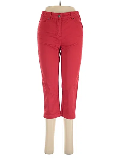 Pre-owned Saint James Jeggings In Red