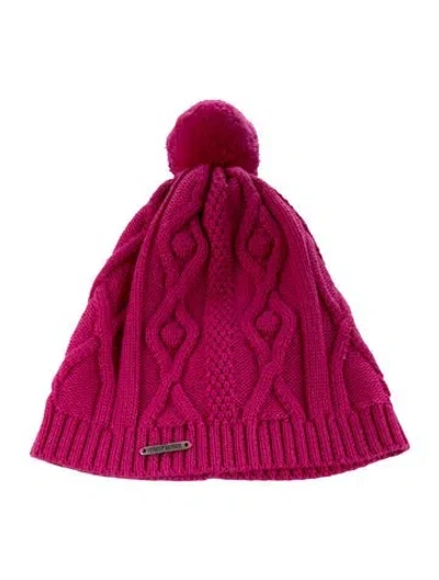 Pre-owned Saint James Knitted Beanie In Purple