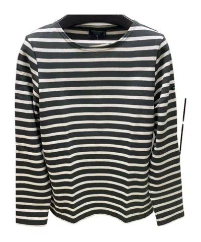 Saint James Long-sleeved T-shirt In Black