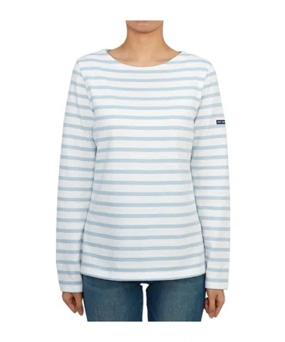 Saint James Long-sleeved T-shirt In White