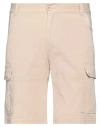 Saint James Man Shorts & Bermuda Shorts Beige Size 32 Cotton, Elastane