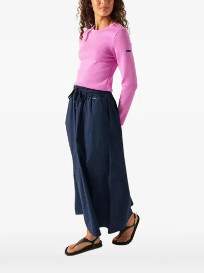 Saint James Marée Button-detail Sweater In Pink