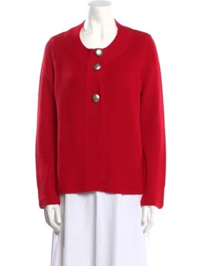 Pre-owned Saint James Mock Neck Sweater In Orange