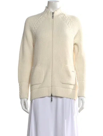 Pre-owned Saint James Open Front Sweater In Neutral