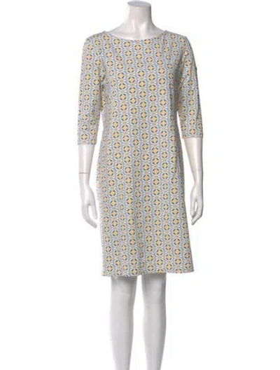 Pre-owned Saint James Printed Knee-length Dress W/ Tags In Blue