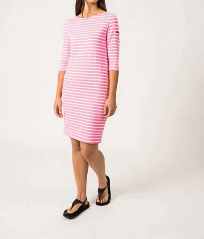 Saint James Propriano Dress In Neon/neige In Multi