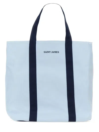 Saint James Reversible Tote Bag In Multicolour