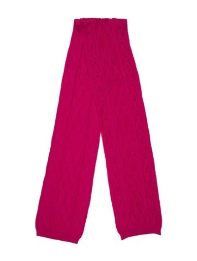 Pre-owned Saint James Scarf In Pink