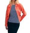 Saint James Ste Tea Jacket In Orange In Orange
