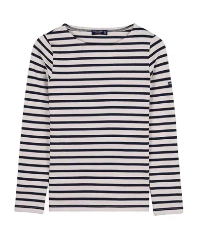 Saint James Striped Cotton Top In Multi