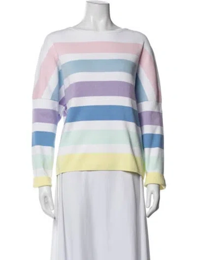 Pre-owned Saint James Striped Crew Neck Sweater W/ Tags In Multicolor