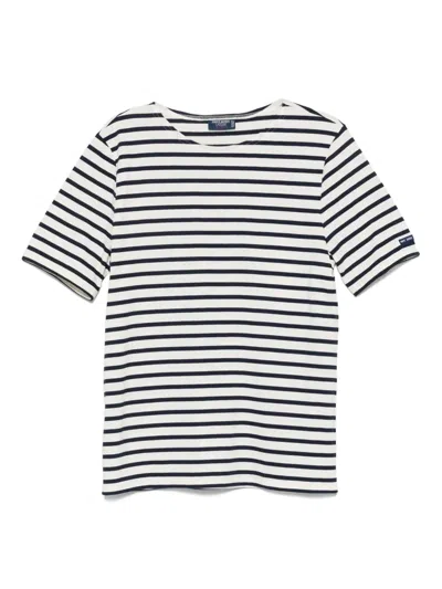 SAINT JAMES 条纹圆领T恤