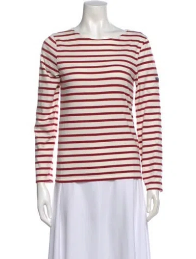 Pre-owned Saint James Striped Crew Neck Top