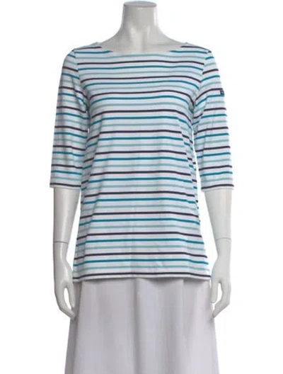 Pre-owned Saint James Striped Crew Neck Top In Multi